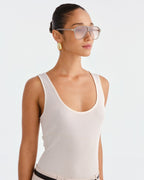The Eve Sunglasses - Milky Eucalyptus - Luv Lou