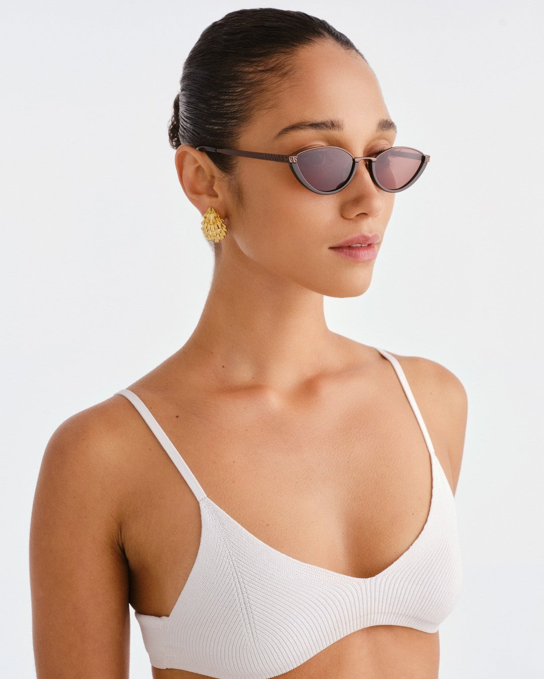 The Lia Sunglasses - Bronze - Luv Lou