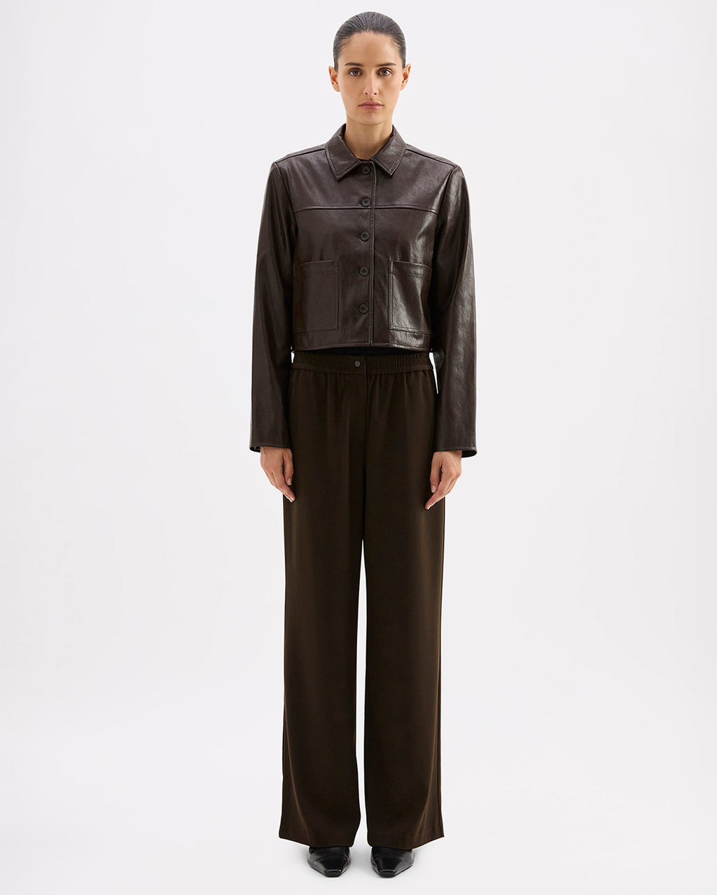 Macon Pant - Espresso - Nude Lucy