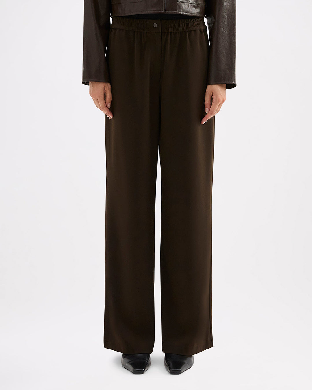 Macon Pant - Espresso - Nude Lucy