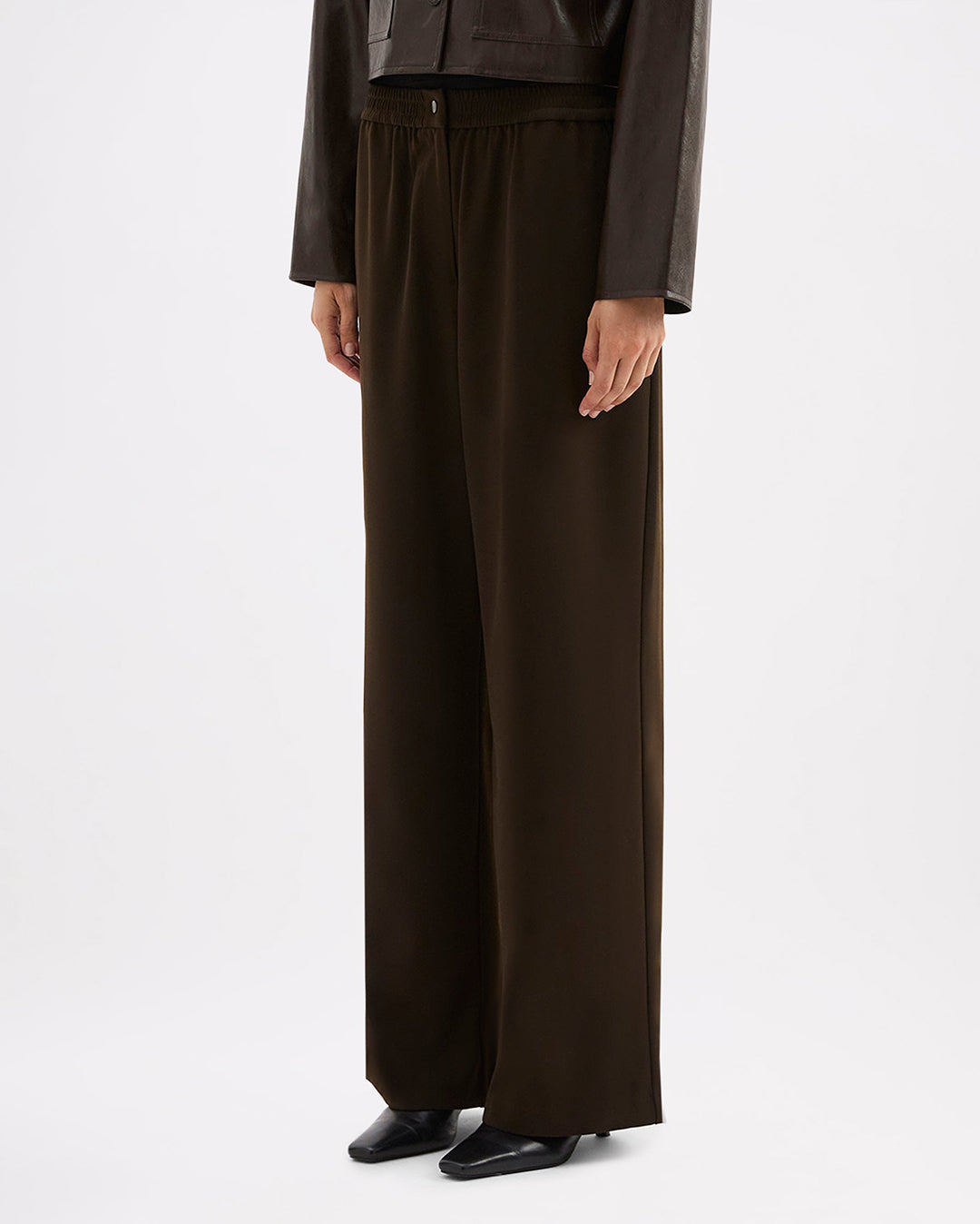 Macon Pant - Espresso - Nude Lucy