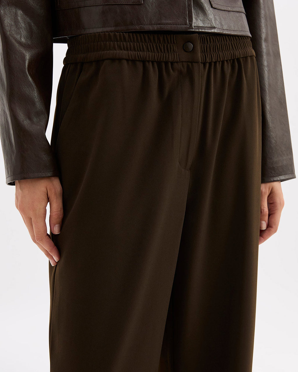 Macon Pant - Espresso - Nude Lucy