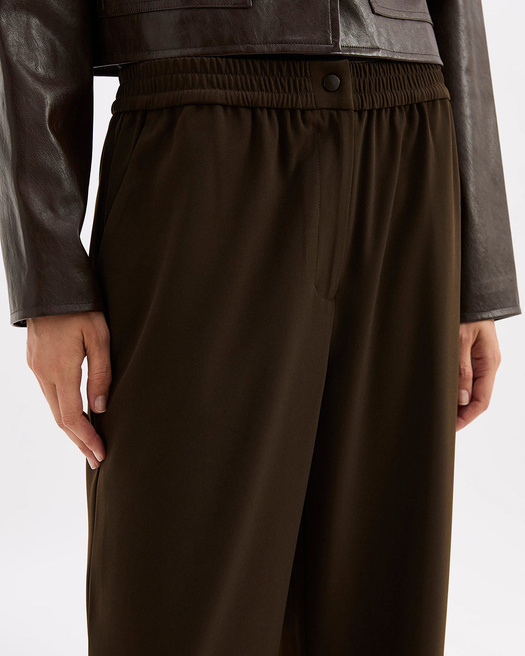 Macon Pant - Espresso - Nude Lucy