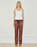 Lace Pant - Chocolate - Maison Essentiele