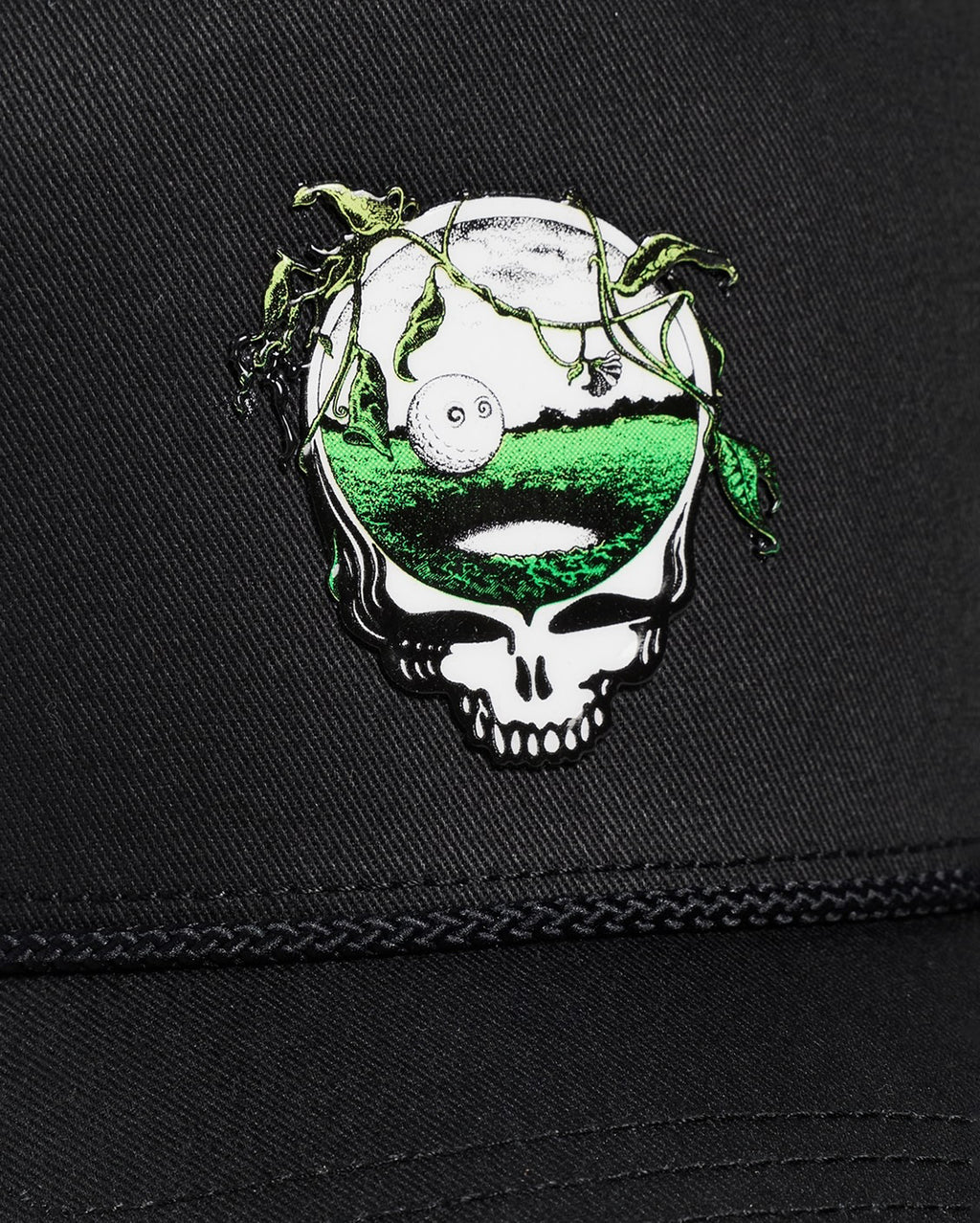 Grateful Dead Trucker Cap - Black by Malbon - view 3