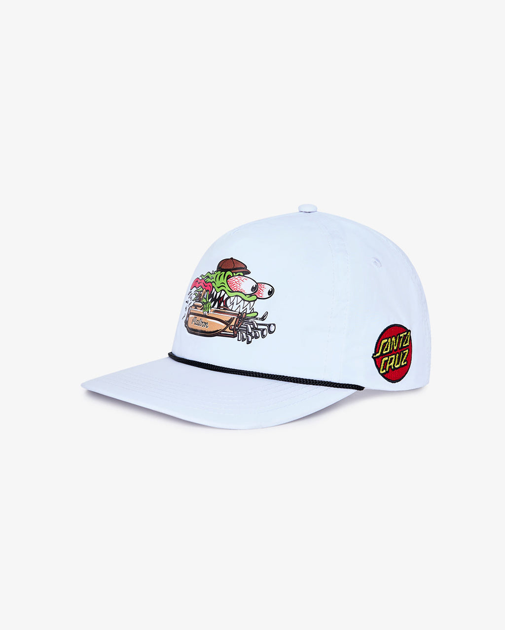 Santa Cruz Rope Hat - White - Malbon