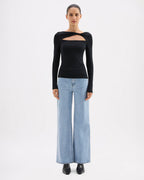 Mara Top - Black - Nude Lucy