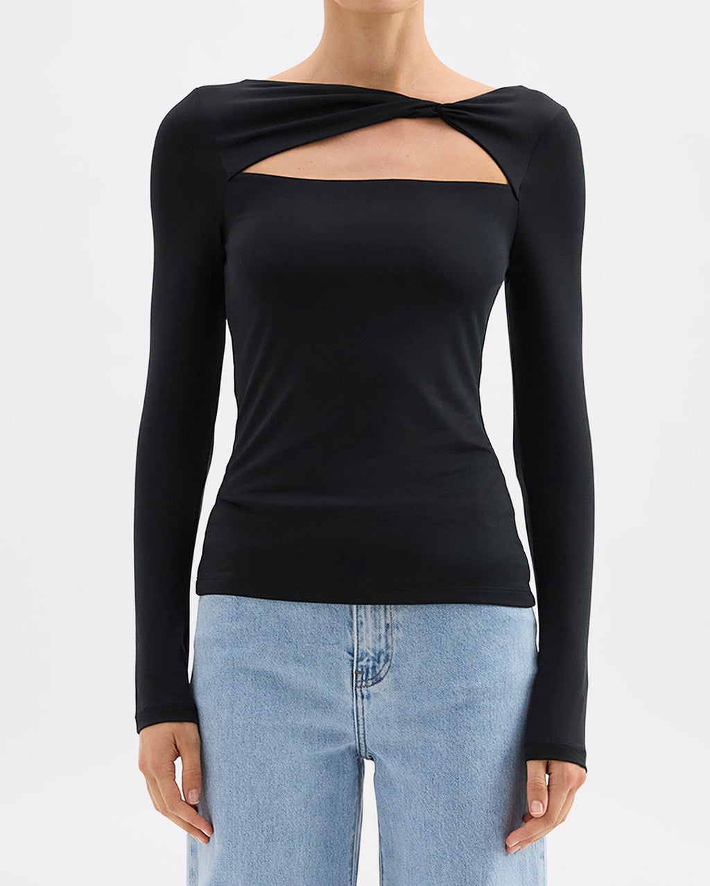 Mara Top - Black - Nude Lucy