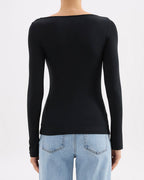 Mara Top - Black - Nude Lucy