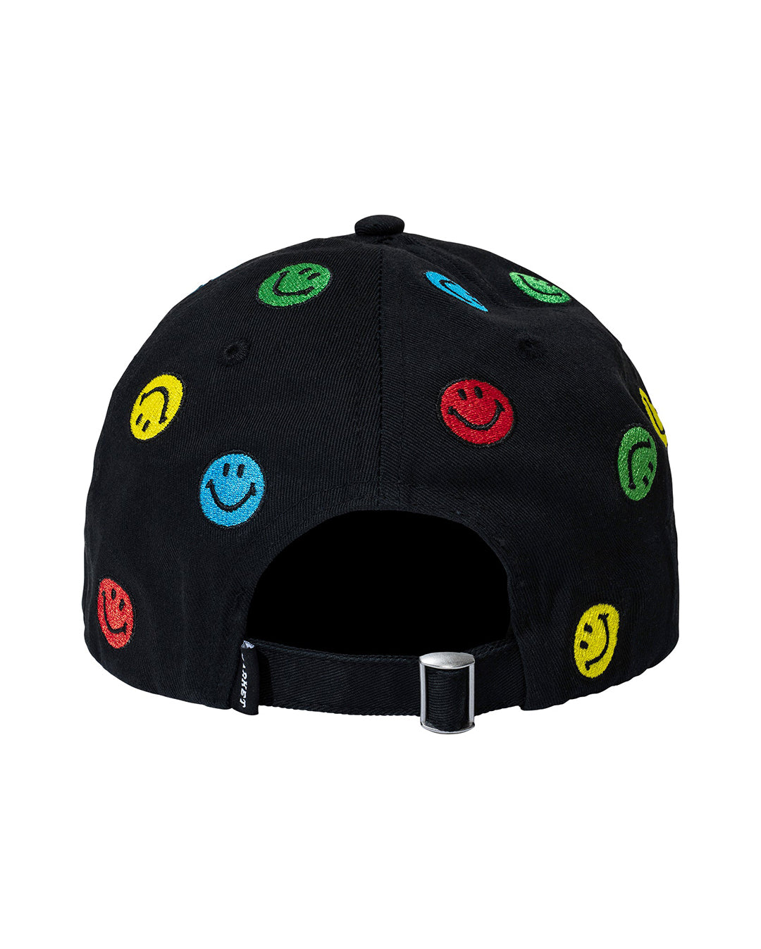 Market - Smiley Allover Dad Cap Black