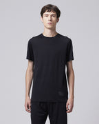 Merino Wool Underwear Half-Sleeve T-Shirt - Black - Taion