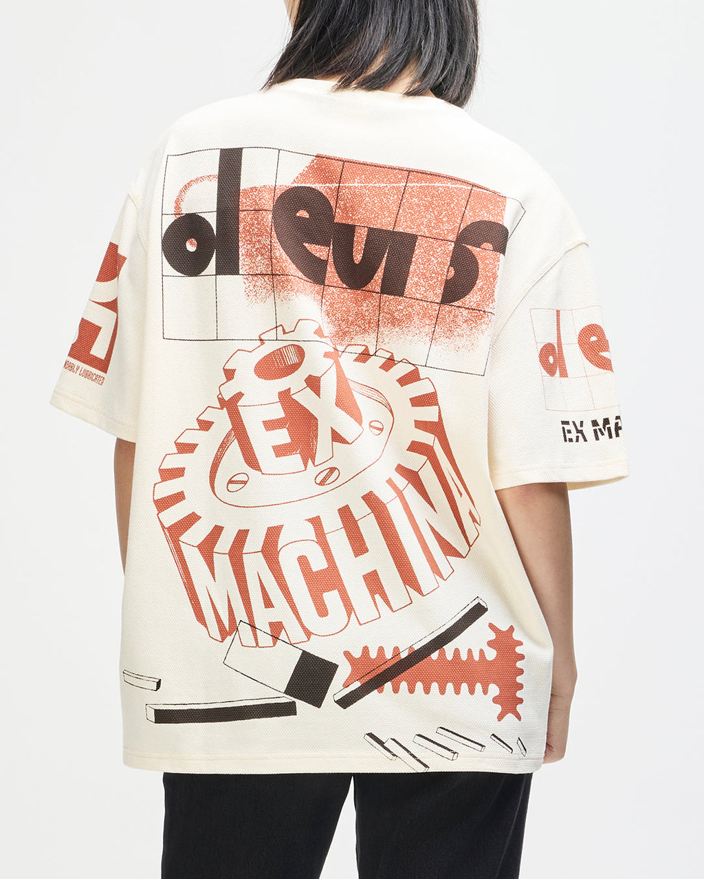 Merz Oversized Tee - Dirty White - Deus Ex Machina
