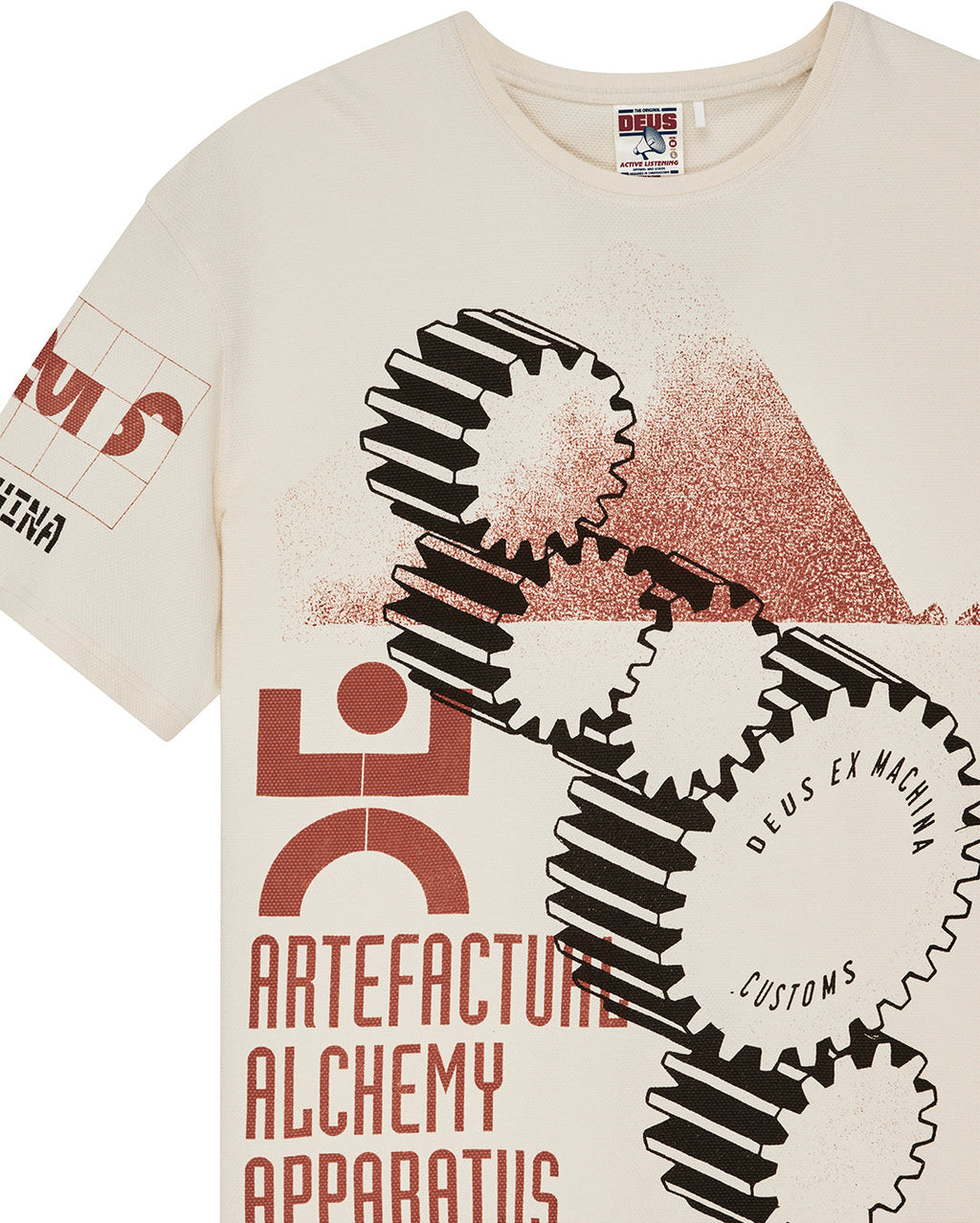 Merz Oversized Tee - Dirty White - Deus Ex Machina