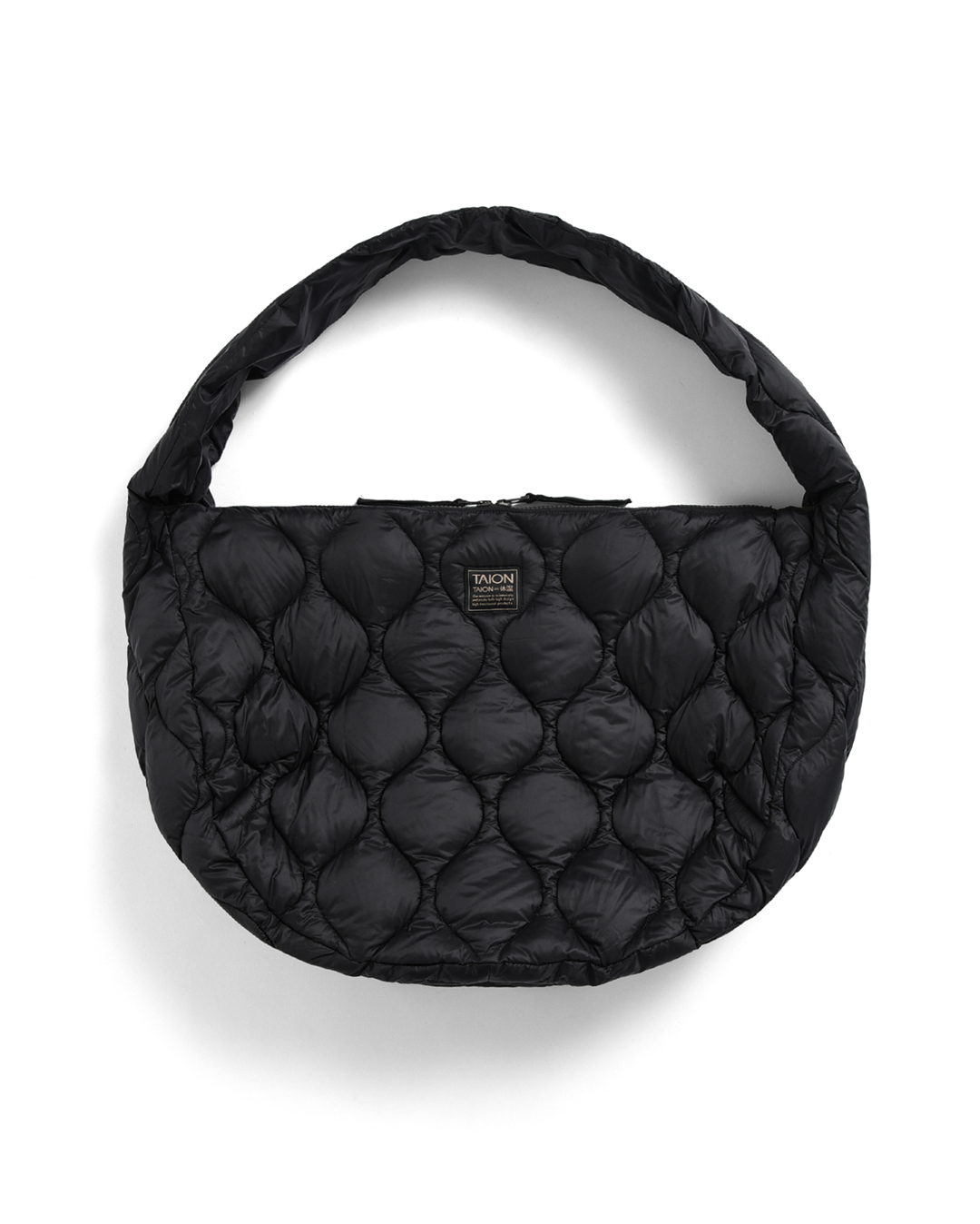 Military Banana Shoulder Down Bag L - Black - Taion