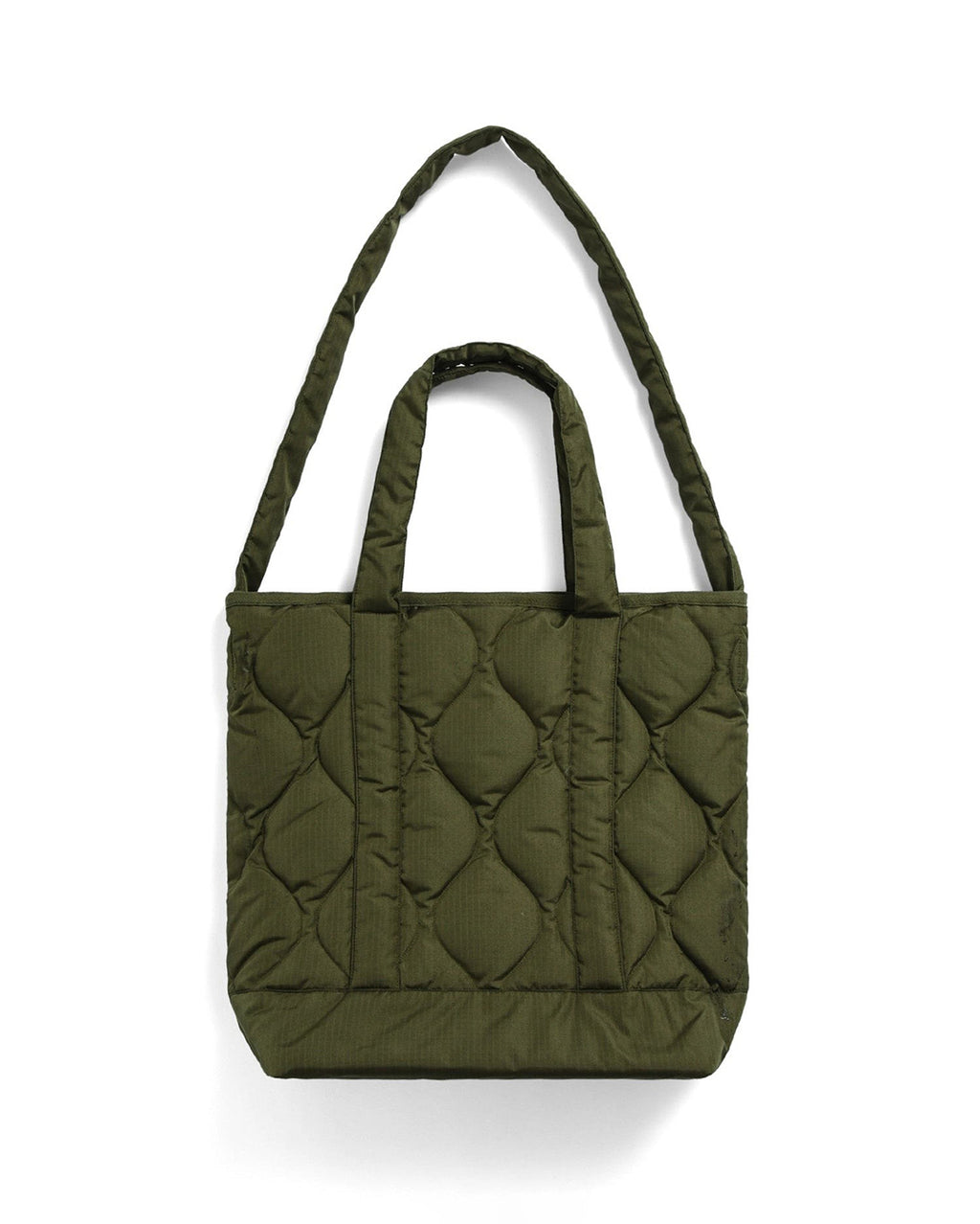 Military Zip Top Tote Down Bag M - D.Olive - Taion