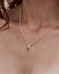 Mini Love Claw Necklace - Mystic Quartz / Gold - Stolen Girlfriends Club