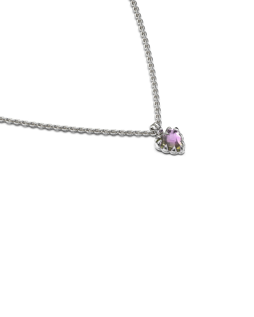 Mini Love Claw Necklace - Mystic Quartz / Sterling Silver - Stolen Girlfriends Club