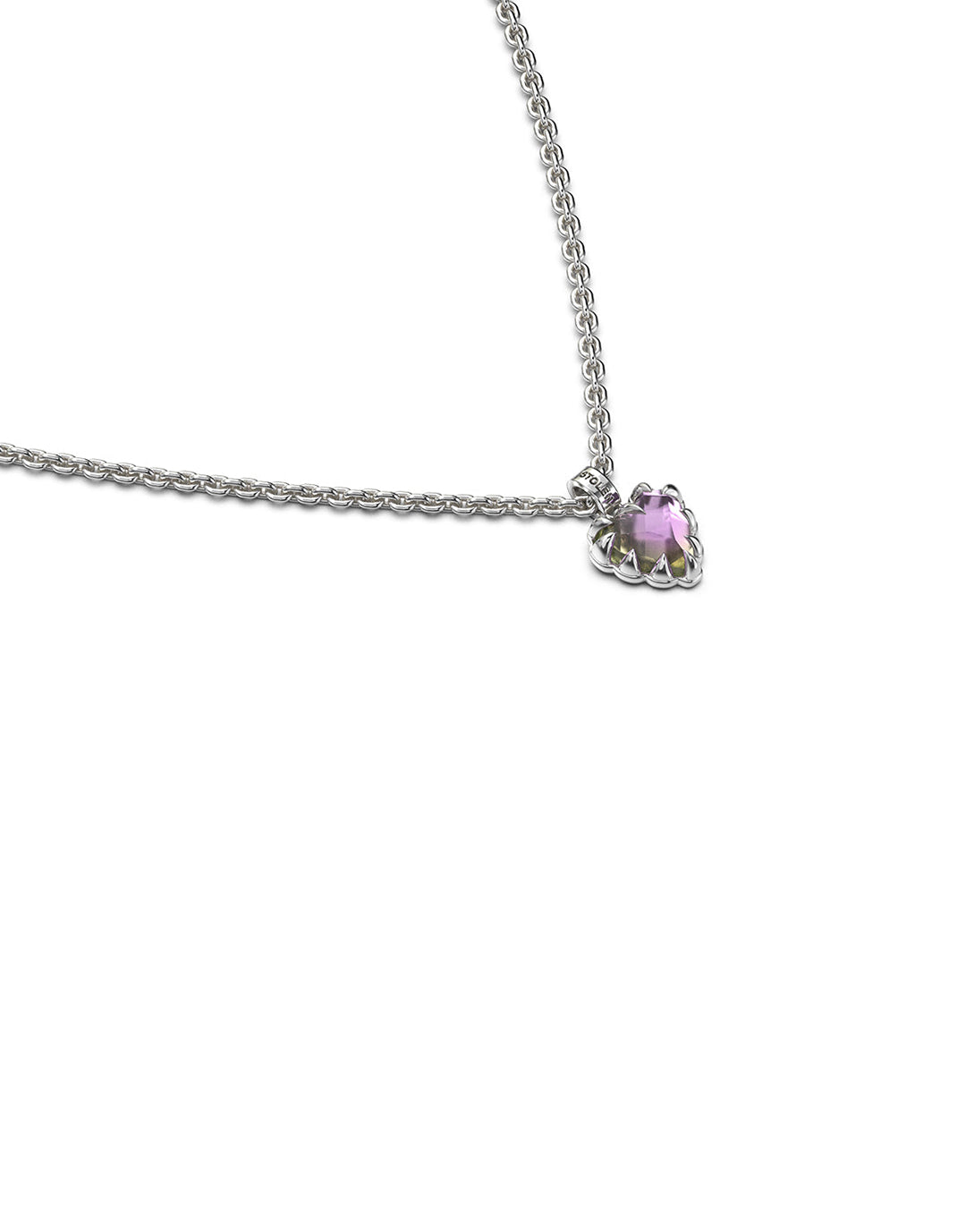 Mini Love Claw Necklace - Mystic Quartz / Sterling Silver - Stolen Girlfriends Club