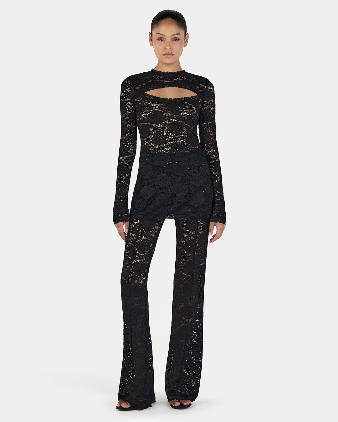 Misha Long Sleeve Top - Black - Ownley