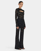 Misha Long Sleeve Top - Black - Ownley