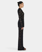 Misha Long Sleeve Top - Black - Ownley