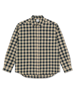 Mitchell Long Sleeve Shirt - Teal/Butter - Polar Skate Co