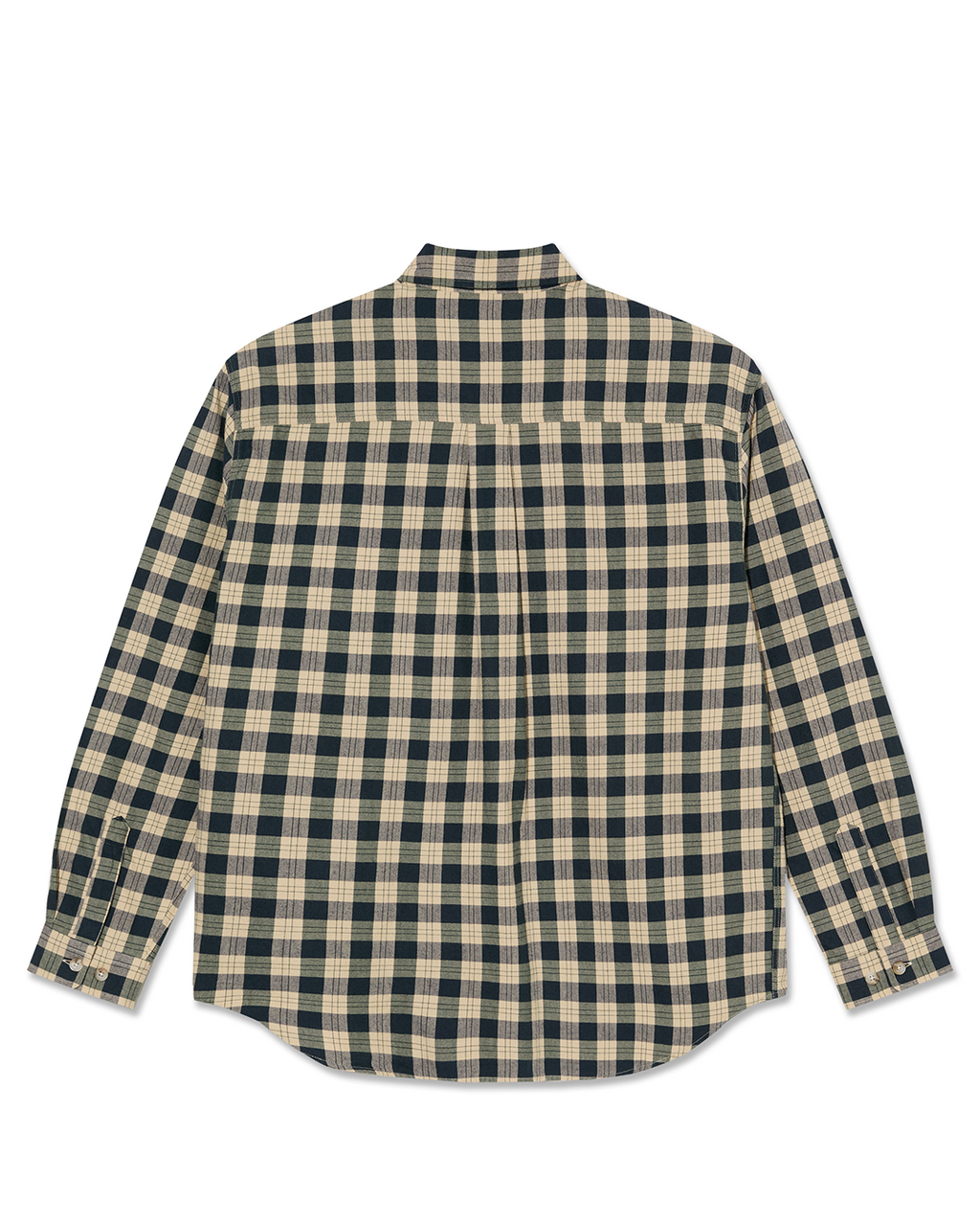 Mitchell Long Sleeve Shirt - Teal/Butter - Polar Skate Co