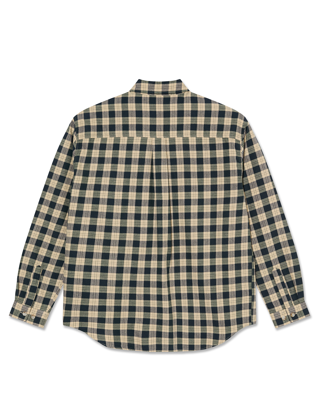 Mitchell Long Sleeve Shirt - Teal/Butter - Polar Skate Co