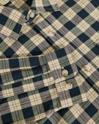 Mitchell Long Sleeve Shirt - Teal/Butter - Polar Skate Co