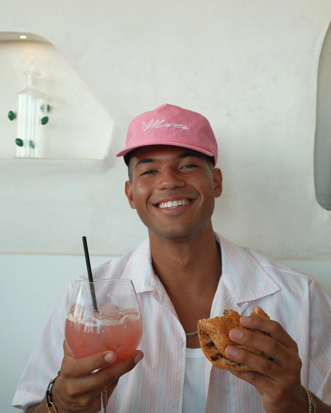 Moto Essential Hat - Pink