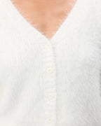 Addison Cardigan - White - Mossman