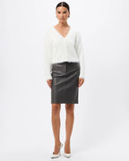 Addison Cardigan - White - Mossman