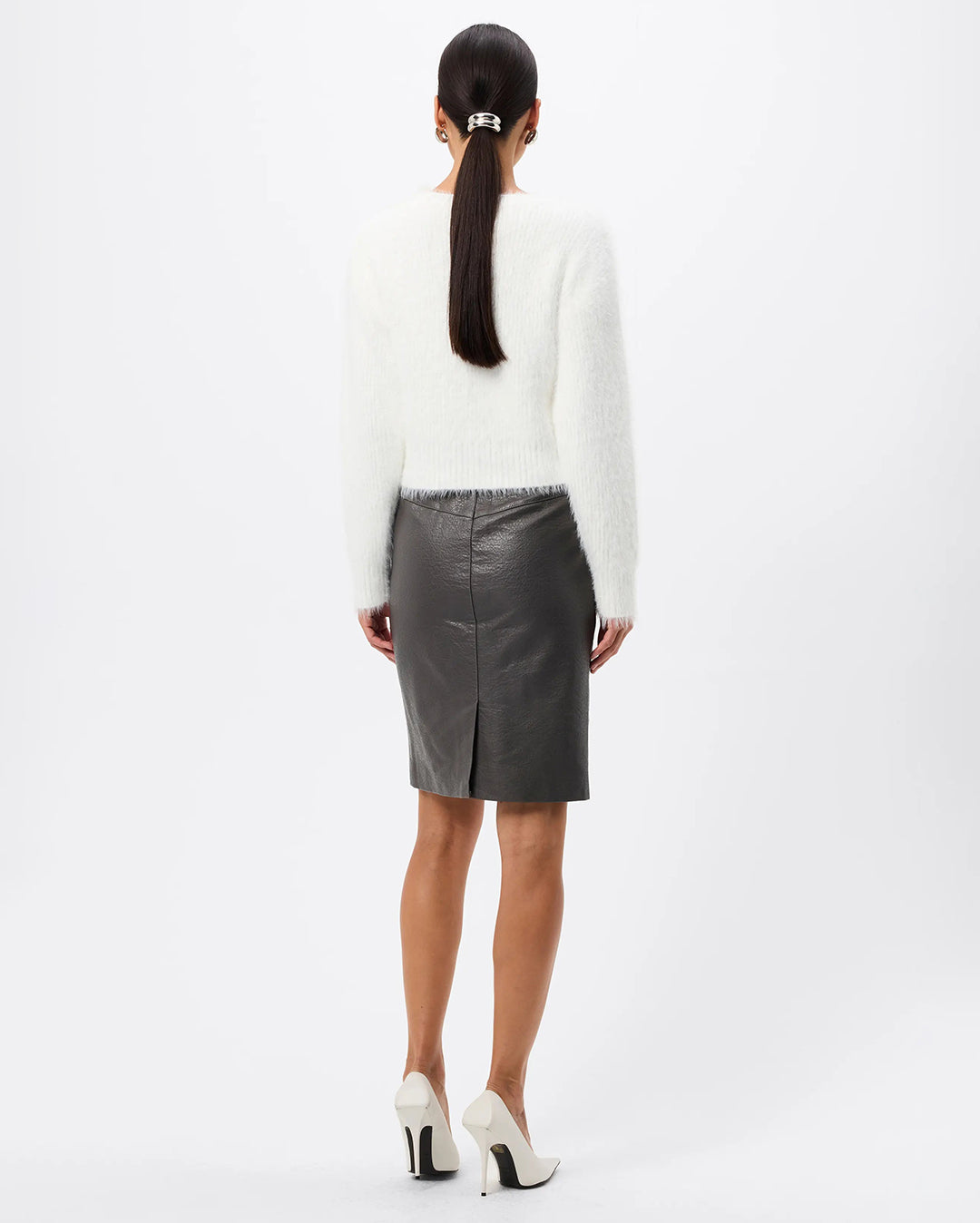 Addison Cardigan - White - Mossman