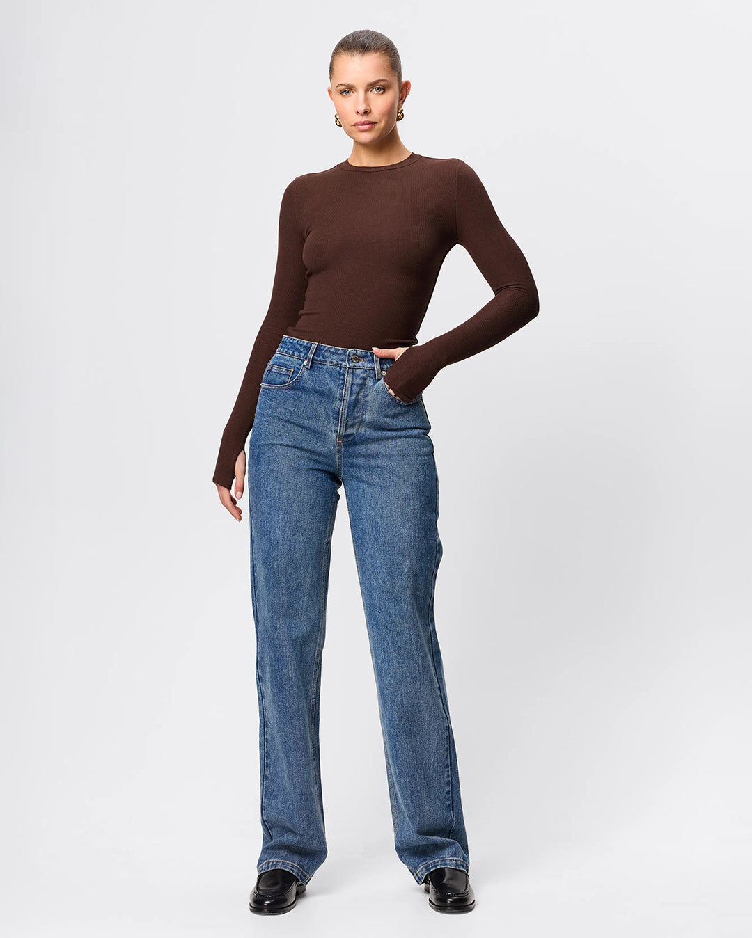 Brooklyn Top - Chocolate - Mossman