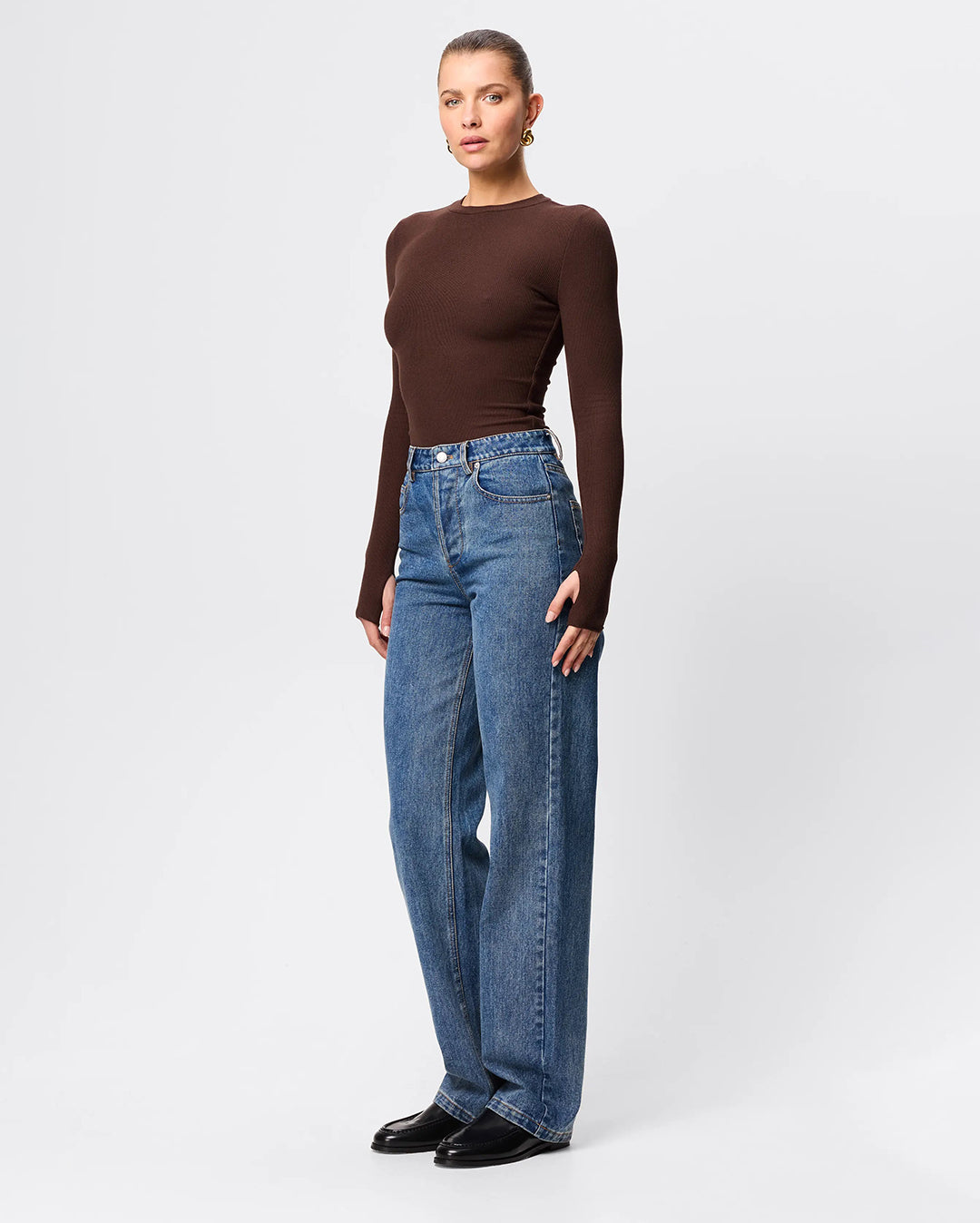 Brooklyn Top - Chocolate - Mossman