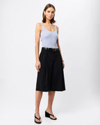 Fine Line Knit Tank - Sky Blue - Mossman