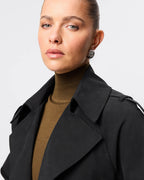 Franklin Trench Coat - Black - Mossman