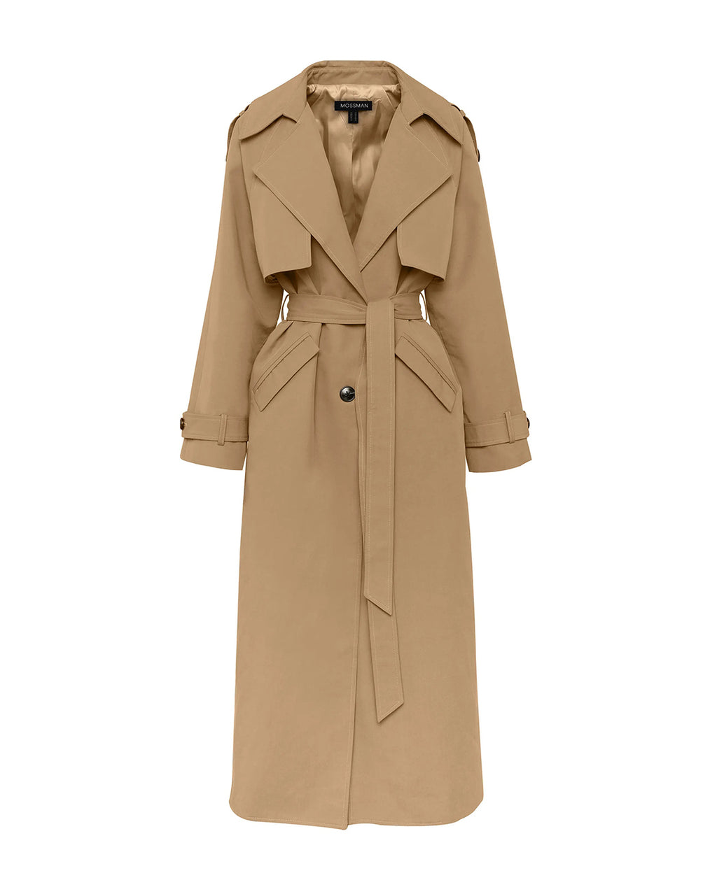 Franklin Trench Coat - Sand - Mossman