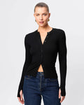 Lyon Cardigan - Black - Mossman