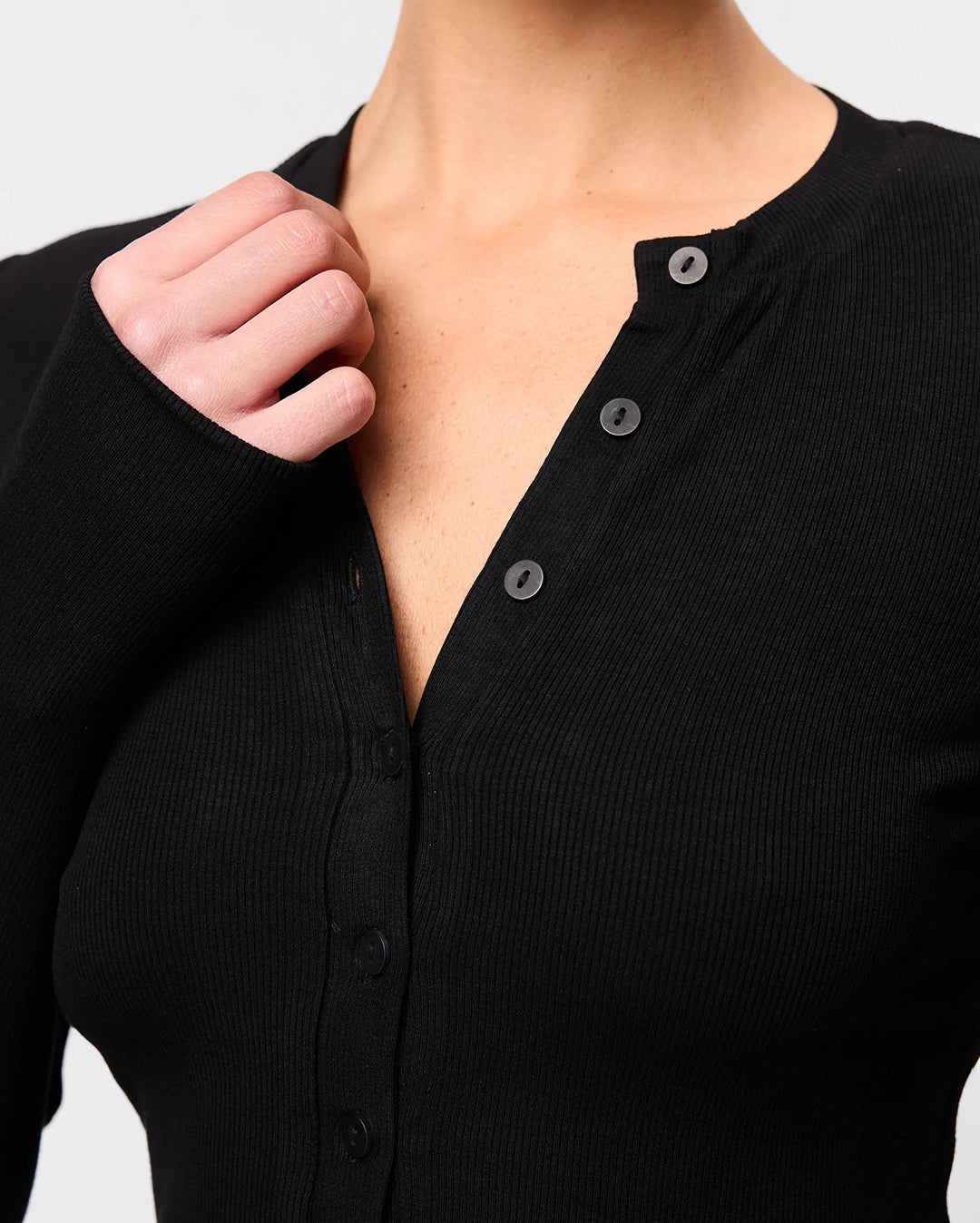 Lyon Cardigan - Black - Mossman