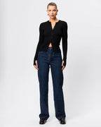 Lyon Cardigan - Black - Mossman