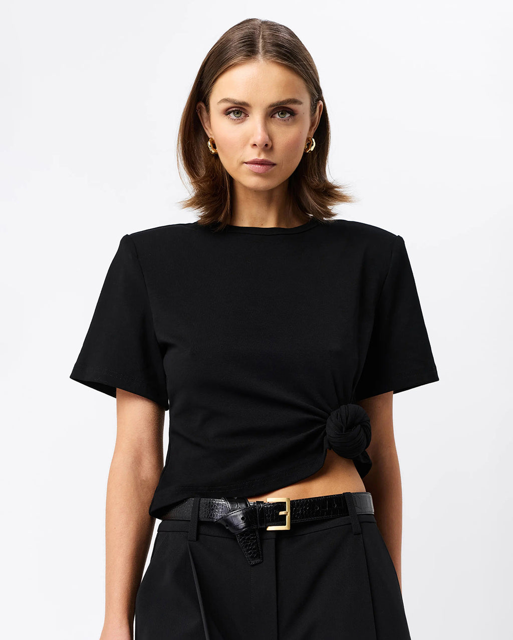 Tied & True Top - Black - Mossman