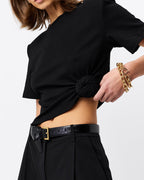 Tied & True Top - Black - Mossman