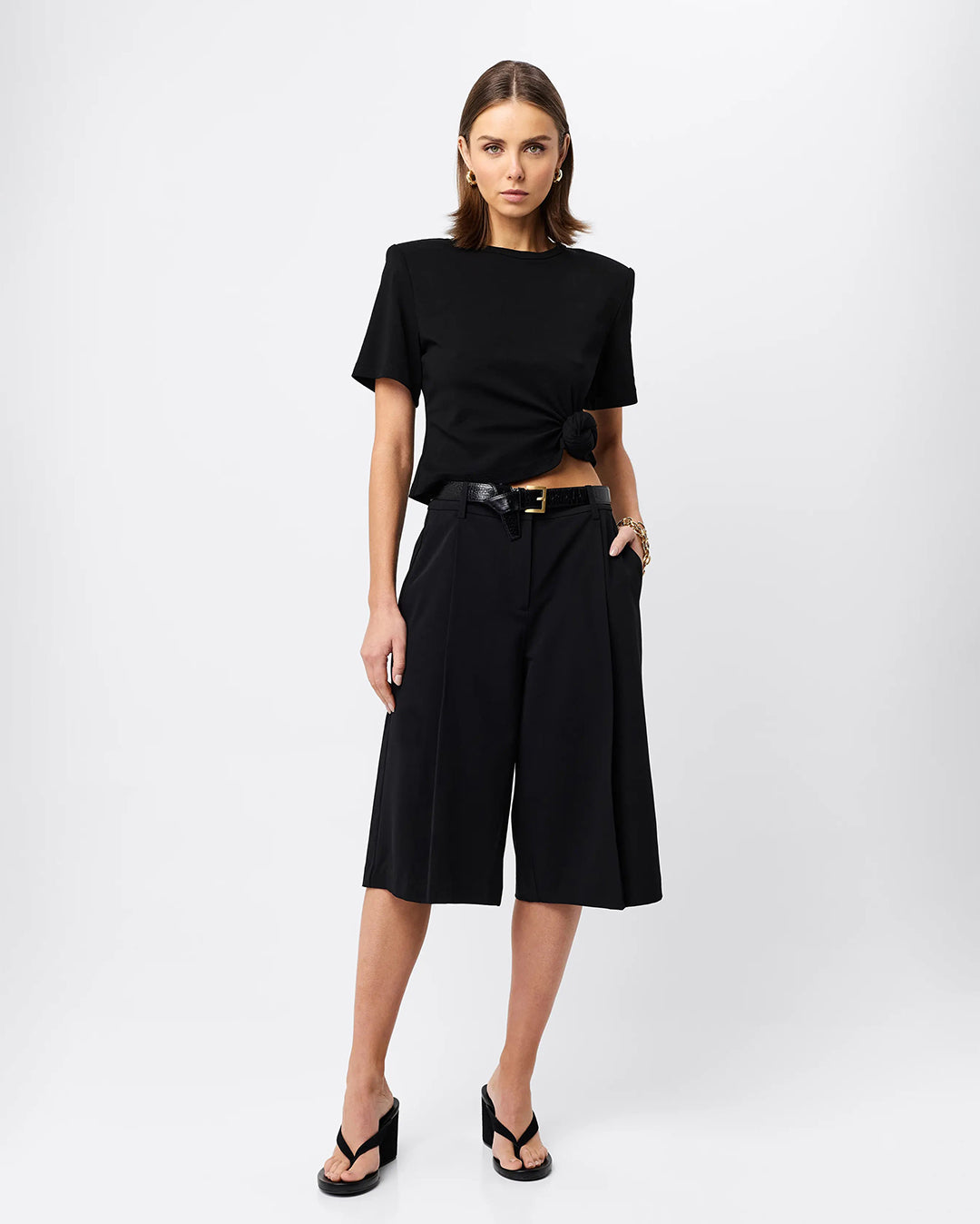 Tied & True Top - Black - Mossman