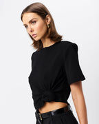 Tied & True Top - Black - Mossman