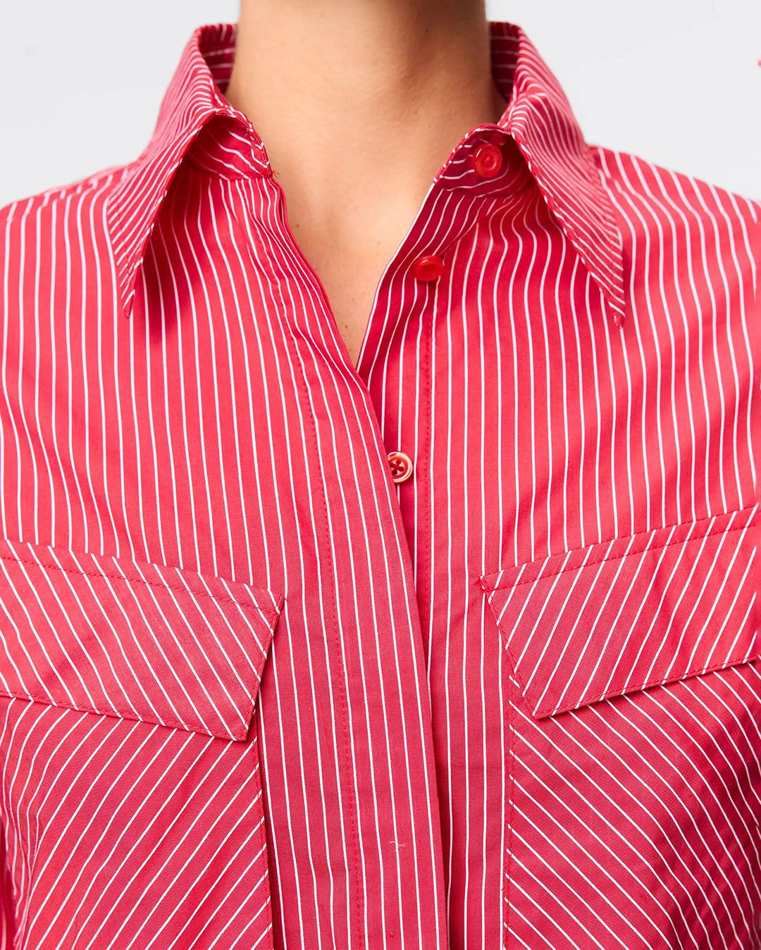Tudor Shirt - Red Stripe - Mossman