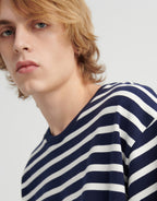 Motion Tee - Uniform Stripe by Kowtow - view 5