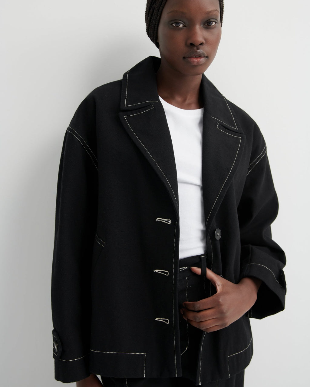 Mural Jacket - Black - Kowtow