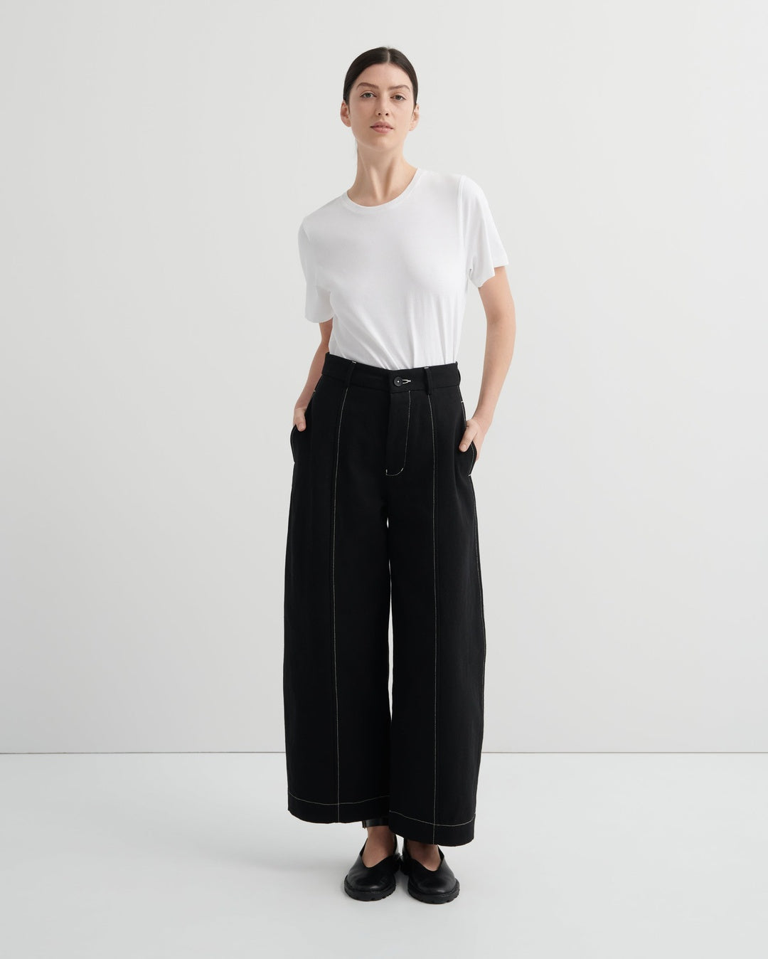 Mural Pant - Black - Kowtow