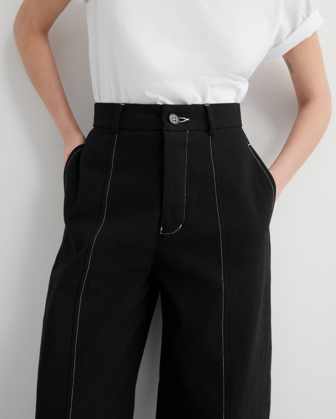 Mural Pant - Black - Kowtow